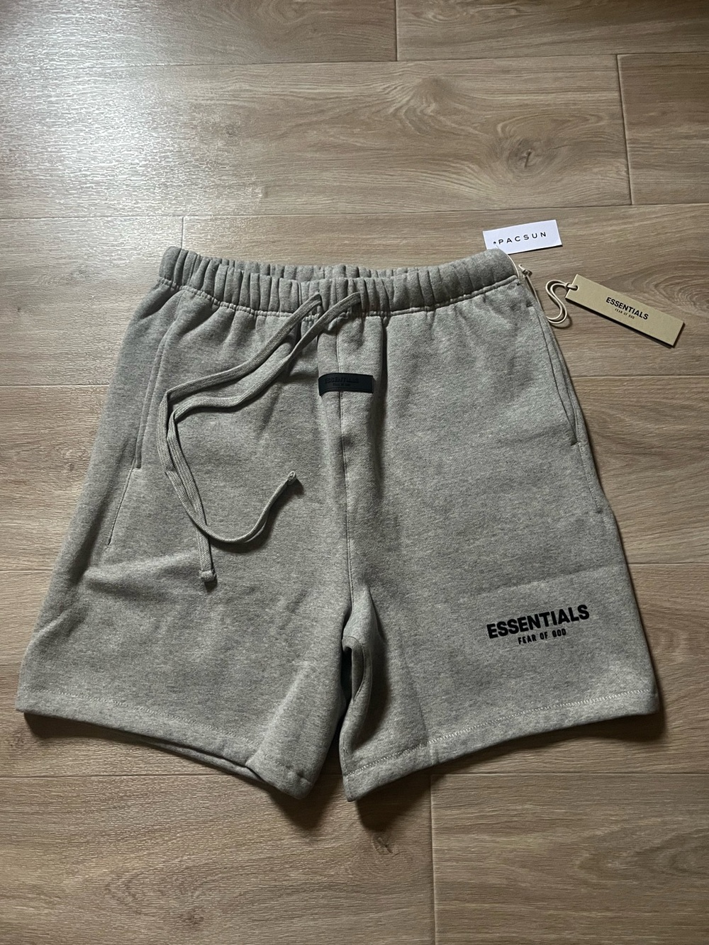 Essentials Fear Of God Dark Oat Shorts - NEW